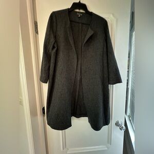 Eileen Fisher open front coat